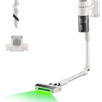 H60 Bagless Cordless HEPA Filter Stick Vacuum for Multi Surface in White with 90° Bendable Wand and Light Weight — thumbnail 2