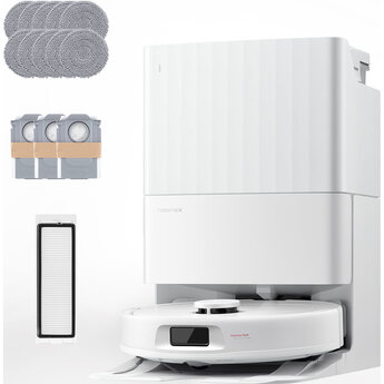 QR798 Robot Vacuum and Mop, 10,000 Pa Suction Power, Smart LIDAR Navigation, Self-Empty Dock, Alexa & Apr Control — thumbnail 11