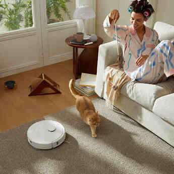 QR798 Robot Vacuum and Mop, 10,000 Pa Suction Power, Smart LIDAR Navigation, Self-Empty Dock, Alexa & Apr Control — thumbnail 7