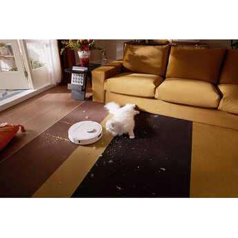 QR798 Robot Vacuum and Mop, 10,000 Pa Suction Power, Smart LIDAR Navigation, Self-Empty Dock, Alexa & Apr Control — thumbnail 8