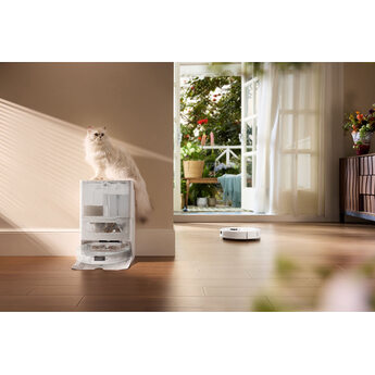 QR798 Robot Vacuum and Mop, 10,000 Pa Suction Power, Smart LIDAR Navigation, Self-Empty Dock, Alexa & Apr Control — thumbnail 9