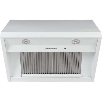 Cafe 36 Inch Commercial-Style Wall Mount Smart Range Hood with 4-Speed Fan, 610 CFM Blower, Push Button Controls, LED Hood Light, Baffle Filters, Night Light Setting, QuietBoost™, Removable Filter and ADA Compliant: Matte White — thumbnail 14