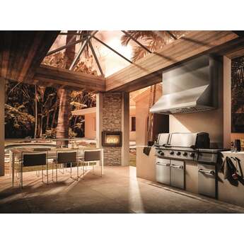 Elica ECP136SS 36 Inch Pro Style Wall Mount Ducted Hood — thumbnail 5