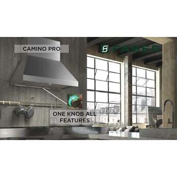 Faber CAPR36SS1200 36 Inch Pro Style Wall Mount Convertible Hood — thumbnail 4