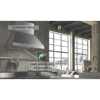 Faber CAPR36SS1200 36 Inch Pro Style Wall Mount Convertible Hood — thumbnail 5