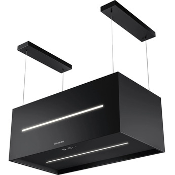 Faber 31 Inch Suspended Island Hood: Grazis30bkv