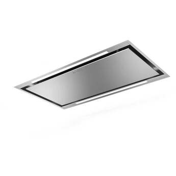 Faber 36" wide X 19" depth ceiling mount stainless steel island hood 600 CFM blower included, app enabled, tunable