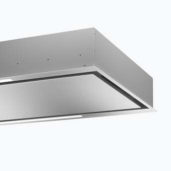 Faber 36" wide X 19" depth ceiling mount stainless steel island hood 600 CFM blower included, app enabled, tunable — thumbnail 2