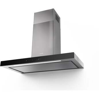 Faber Wall Mount Smart Range Hood with 4-Speed/600 CFM Blower, Electronic Touch Control, Energy-Efficient LED Bar, and Dishwasher-Safe Mesh Filter: 30 Inch, Stainless Steel