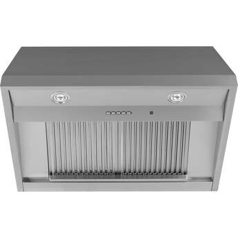 GE 36 Inch Commercial Style Wall Mount Smart Hood with 610 CFM Internal Blower, QuietBoost™, Wi-Fi, Chef Connect, Baffle Filters, LED Hood Light, and ADA Compliant: Stainless Steel — thumbnail 5