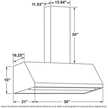 GE UVW8304SPSS 30 Inch Hood — thumbnail 18