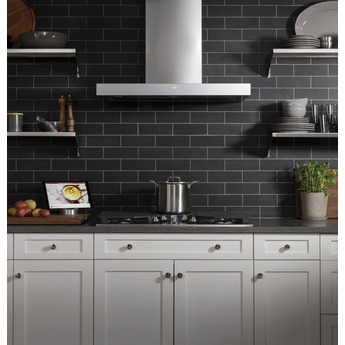 GE UVW9361SLSS Designer Wall Mount Smart Range Hood Stainless Steel — thumbnail 4