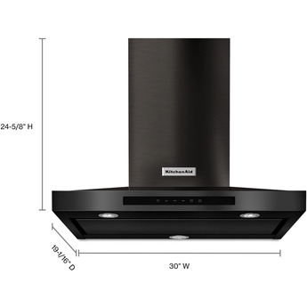 Kitchen Aid KVWB600HBS 30 Inch Wall Mount Convertible Hood — thumbnail 6