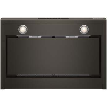 KitchenAid 30 Inch Wall Mount Chimney Hood With 4 Speeds And 400 CFM: Black Ore — thumbnail 4