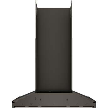 KitchenAid 30 Inch Wall Mount Chimney Hood With 4 Speeds And 400 CFM: Black Ore — thumbnail 5