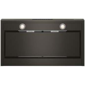 KitchenAid 36 Inch Wall Mount Chimney Hood With 4 Speeds And 400 CFM: Black Ore — thumbnail 2
