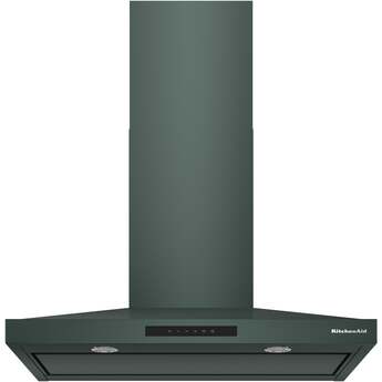 KitchenAid 36 Inch Wall Mount Chimney Hood With 4 Speeds And 400 CFM: Juniper