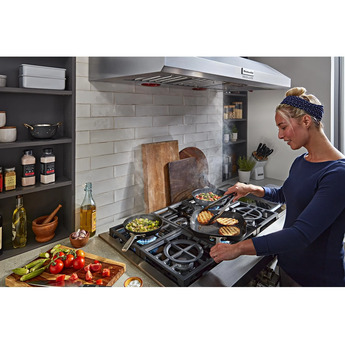 Kitchen Aid KVWC958KSS 48 Inch Pro Style Wall Mount Ducted Hood — thumbnail 26