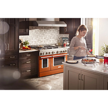 Kitchen Aid KVWC958KSS 48 Inch Pro Style Wall Mount Ducted Hood — thumbnail 36