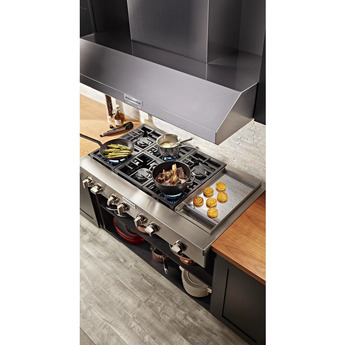 Kitchen Aid KVWC958KSS 48 Inch Pro Style Wall Mount Ducted Hood — thumbnail 39