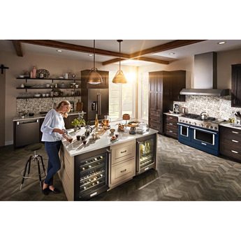 Kitchen Aid KVWC958KSS 48 Inch Pro Style Wall Mount Ducted Hood — thumbnail 45