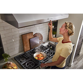 Kitchen Aid KVWC958KSS 48 Inch Pro Style Wall Mount Ducted Hood — thumbnail 46