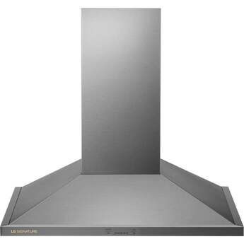 LG LG Signature Chimney Style Wall Hood With 600 CFM, Smart Range And Cooktop Sync: 30 Inch — thumbnail 2