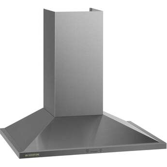 LG LG Signature Chimney Style Wall Hood With 600 CFM, Smart Range And Cooktop Sync: 36 Inch — thumbnail 4