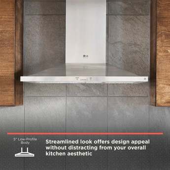 LG Studio LSHD3080N 30 Inch Wall Mount Smart Chimney Hood — thumbnail 13