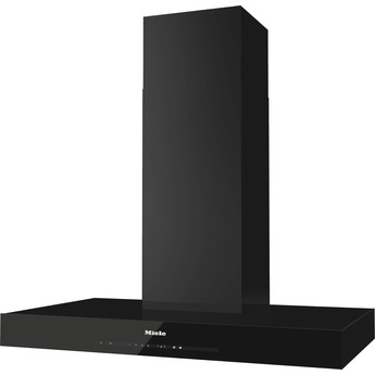 Miele DA6698WOB 36 Inch Smart Convertible Wall Mount Hood : Obsidian Obsidian Black
