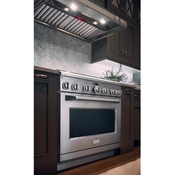 Monogram ZV48SSJSS 48 Inch Pro Style Wall Mount Ducted Hood — thumbnail 11