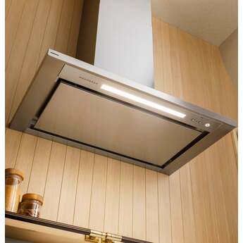 Monogram ZVWS481SRSS Wall-Mounted Pyramid Chimney Vent Hood Stainless Steel — thumbnail 4