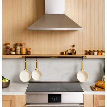 Monogram ZVWS481SRSS Wall-Mounted Pyramid Chimney Vent Hood Stainless Steel — thumbnail 8