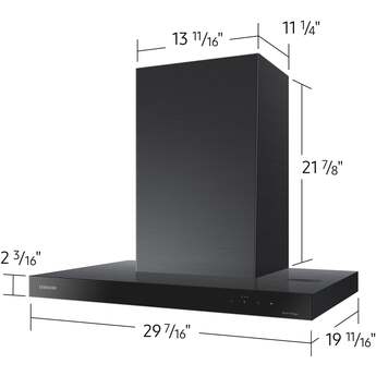 Samsung NK30CB600W33 30 Inch Wall Mount Convertible Hood — thumbnail 15