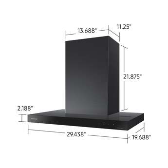 Samsung NK30CB600W33 30 Inch Wall Mount Convertible Hood — thumbnail 21