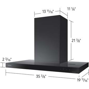 Samsung NK36CB600W33 36 Inch Wall Mount Convertible Hood — thumbnail 8