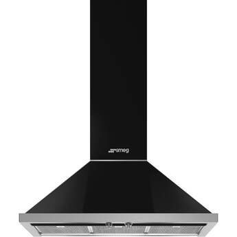 Smeg KPF36UBL Portofino Series 36 Inch Wall Mount Ducted Hood — thumbnail 3