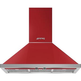 Smeg KPF36URD Portofino Series 36 Inch Wall Mount Ducted Hood