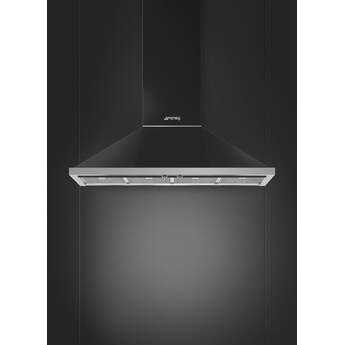 Smeg KPF48UAN Portofino Series 48 Inch Pro Style Wall Mount Ducted Hood — thumbnail 2