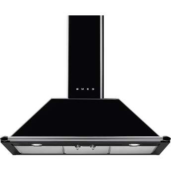 Smeg KTU36BL Victoria Series 36 Inch Wall Mount Convertible Hood