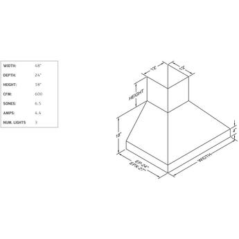 Vent a hood eph18248ss 2