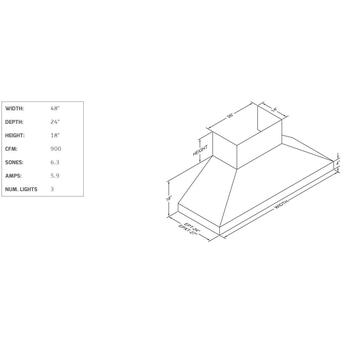 Vent a hood epth18348ss 2