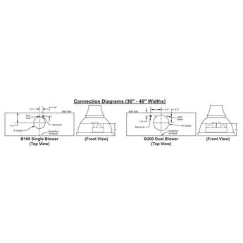 Vent-A-Hood JCH348B1SS Designer Series Wall Mount Ducted Hood — thumbnail 3