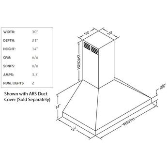 Vent a hood pdah14k30ss 2