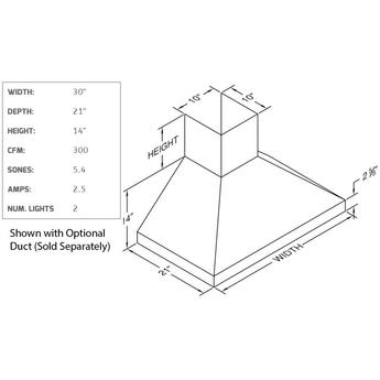 Vent a hood pdh14130ss 2