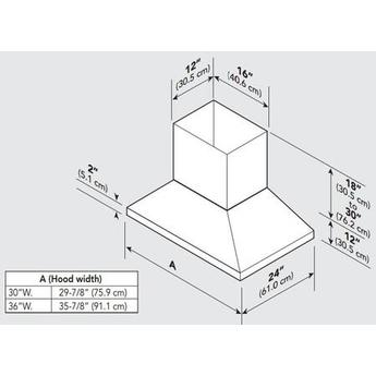 Viking 30 Chimney Wall Hood-Stainless Steel-RVCH330SS