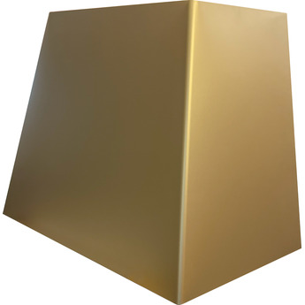 XO Ventilation XOVD136SG 36 Inch Designer Hood Insert Liner: Satin Satin Gold