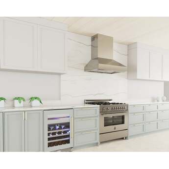 XO Ventilation XOVV248SC 48 Inch Pro Wall Chimney Hood Stainless Steel — thumbnail 2
