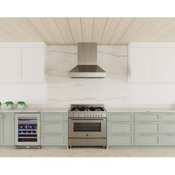XO Ventilation XOVV248SC 48 Inch Pro Wall Chimney Hood Stainless Steel — thumbnail 4
