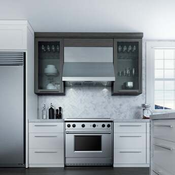 XO XOT1836KSE XOT18 Series 36 Inch Wall Mount Ducted Hood — thumbnail 9